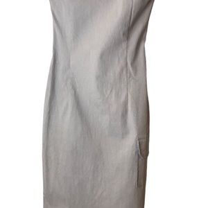 Miss Selfridge Strapless tube dress with pocket accent.Size S